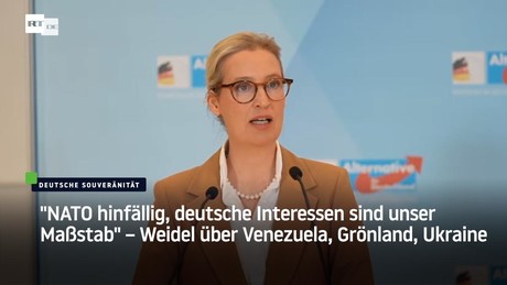 "NATO hinfällig, deutsche Interessen sind unser Maßstab" – Weidel über Venezuela, Grönland, Ukraine