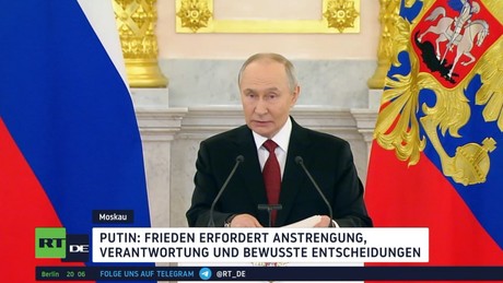 Putin betont: Russland weiterhin offen für Diplomatie 