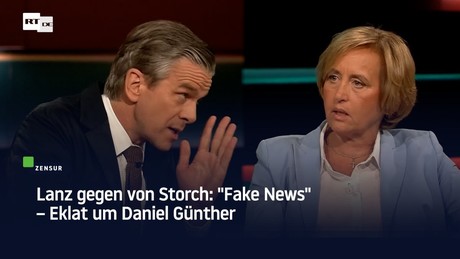Lanz gegen von Storch: "Fake News" – Eklat um Daniel Günther