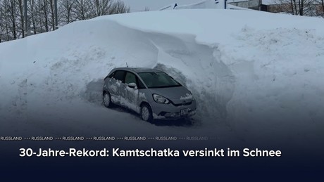 30-Jahre-Rekord: Kamtschatka versinkt im Schnee 
