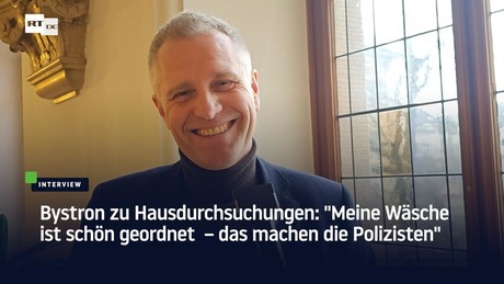 Bystron zu Hausdurchsuchungen: "Meine Wäsche ist schön geordnet – das machen die Polizisten"