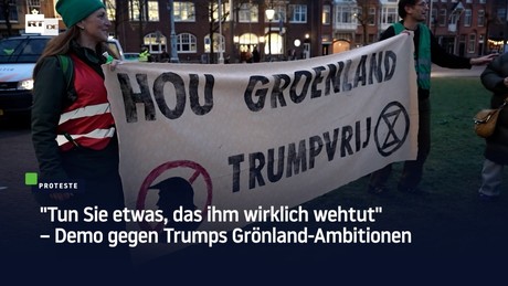 "Tun Sie etwas, das ihm wirklich wehtut" – Demo gegen Trumps Grönland-Ambitionen