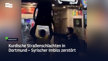 Kurdische Straßenschlachten in Dortmund – Syrischer Imbiss zerstört