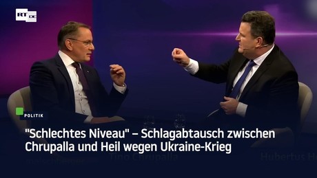 "Schlechtes Niveau" – Schlagabtausch zwischen Chrupalla und Heil wegen Ukraine-Krieg