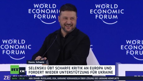 Selenskijs Rundumschlag in Davos: Reaktionen und Empörung
