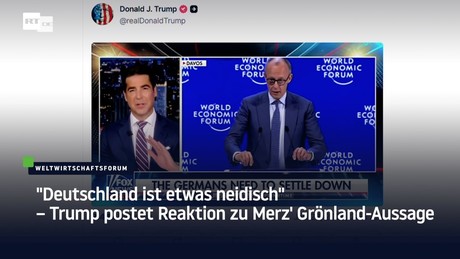 "Deutschland ist etwas neidisch" – Trump postet Reaktion zu Merz' Grönland-Aussage