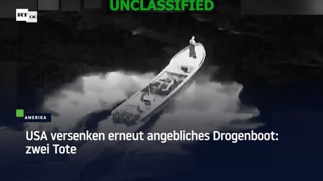 USA versenken erneut angebliches Drogenboot: zwei Tote