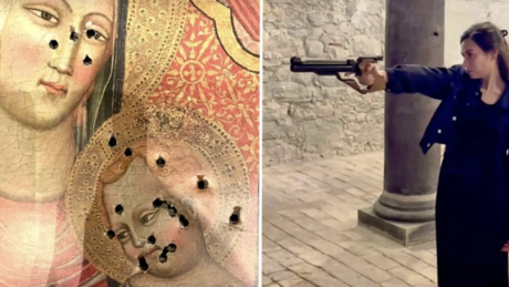 Schüsse auf ein Marienbild: Sanija Ameti verurteilt