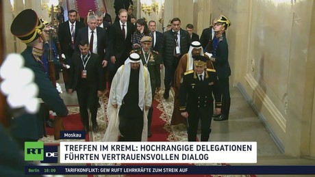Moskau: VAE-Präsident Muhammad bin Zayid berät mit Putin über Ukraine-Verhandlungen