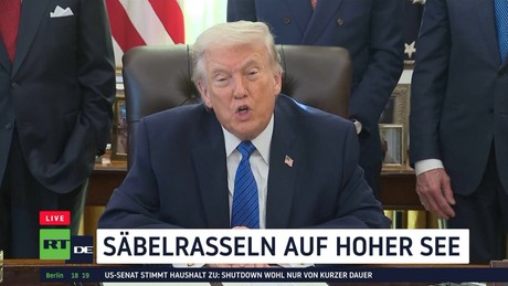 Nach Trumps Flotten-Ankündigung: Iranisches Manöver in der Straße von Hormuz