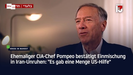 Ehemaliger CIA-Chef Pompeo bestätigt Einmischung in Iran-Unruhen: "Es gab eine Menge US-Hilfe"