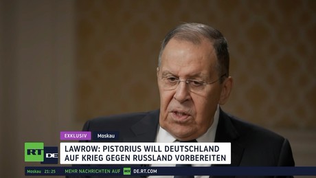 Exklusiv: Lawrow warnt vor Militarisierung Deutschlands unter Kanzler Merz