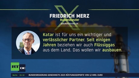 Leere Gasspeicher, kalter Winter: Kanzler Merz sucht Hilfe in den Golfstaaten