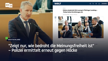 "Zeigt nur, wie bedroht die Meinungsfreiheit ist" – Polizei ermittelt erneut gegen Höcke