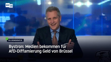 Bystron: Medien bekommen für AfD-Diffamierung Geld von Brüssel