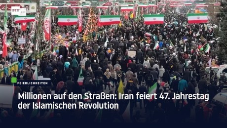 Millionen auf den Straßen: Iran feiert 47. Jahrestag der Islamischen Revolution