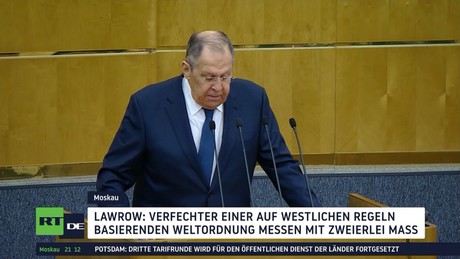 Lawrow in der Staatsduma: Ukraine-Krise, strategisches Gleichgewicht und westliche Doppelmoral
