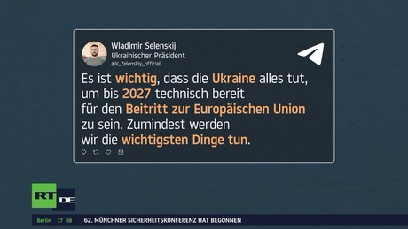 Selenskij: Ukraine will EU-Beitritt 2027