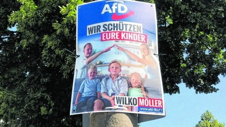Hitlergruß oder Haus der Familie? – AfD-Politiker wegen Wahlkampfplakat zu Geldstrafe verurteilt