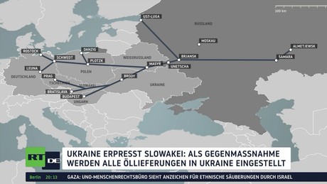 Energie-Eskalation: Ukraine stoppt Öltransit – Slowakei und Ungarn reagieren