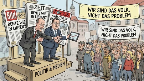 Libysche Renten, träge Studenten: Die tägliche Hetze für die deutsche Asozial-Agenda