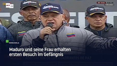Maduro und seine Frau erhalten ersten Besuch im Gefängnis