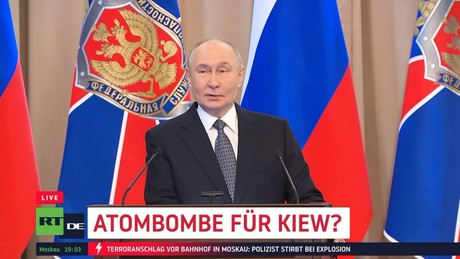 Moskau: Westen plant Atomwaffen und Trägersysteme für Kiew