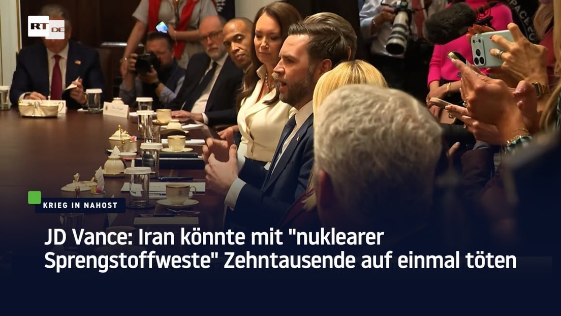JD Vance: Iran könnte mit "nuklearer Sprengstoffweste" Zehntausende auf einmal töten