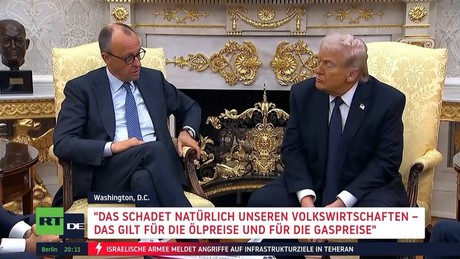 Merz bei Trump: "Gestiegene Energiepreise schaden unseren Volkswirtschaften"