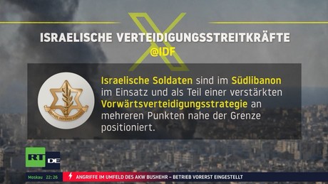 Krieg in Nahost: Israel weitet Angriffe auf den Libanon aus
