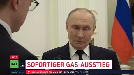 Putin: Russland könnte Gaslieferungen nach Europa "sofort" stoppen