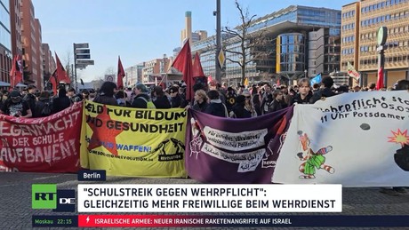 "Schulstreik gegen Wehrpflicht": Bundesweite Demos gegen neues Wehrdienstmodell