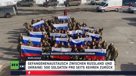 Gefangenenaustausch: Russland und Ukraine übergeben jeweils 500 Soldaten