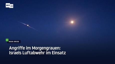 Angriffe im Morgengrauen: Israels Luftabwehr im Einsatz