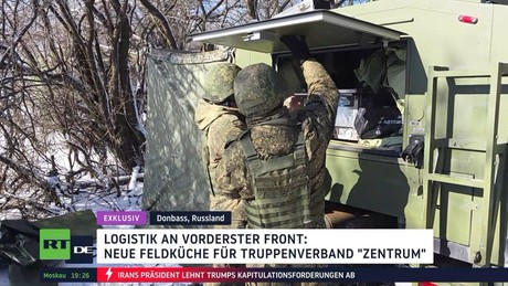 Exklusiv aus dem Donbass: Neue Feldküche im Einsatz