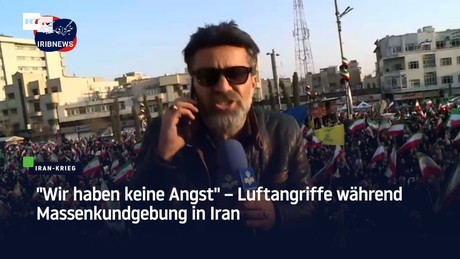 Seelenruhig trotz Luftangriffen: Massenkundgebung zur Unterstützung Chameneis