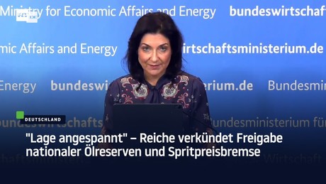 "Lage angespannt" – Reiche verkündet Freigabe nationaler Ölreserven und Spritpreisbremse