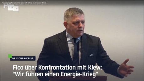 Fico über Konfrontation mit Kiew: "Wir führen einen Energie-Krieg"