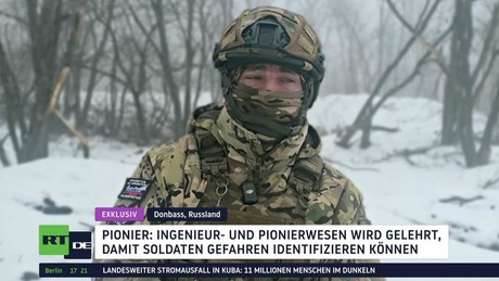 Exklusiv aus dem Donbass: Ausbildung von Soldaten für den Fronteinsatz