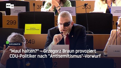 "Maul halten?" – Grzegorz Braun provoziert CDU-Politiker nach "Antisemitismus"-Vorwurf