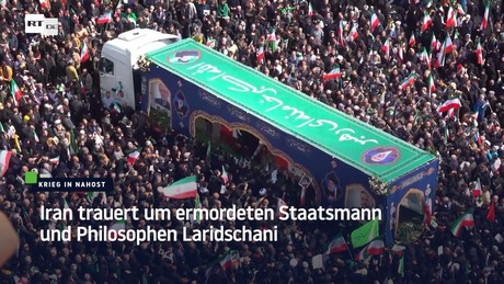 Iran trauert um ermordeten Staatsmann und Philosophen Laridschani