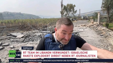 RT-Team bei israelischem Angriff im Südlibanon verletzt