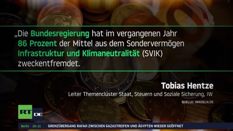 "Sondervermögen": Wirtschaftsinstitute werfen Regierung Zweckentfremdung vor