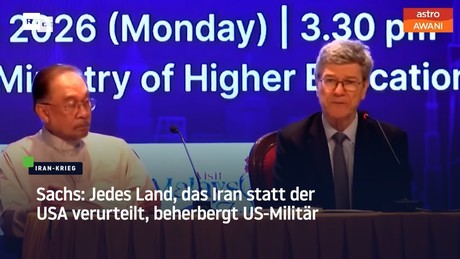 Sachs: Jedes Land, das Iran statt der USA verurteilt, beherbergt US-Militär