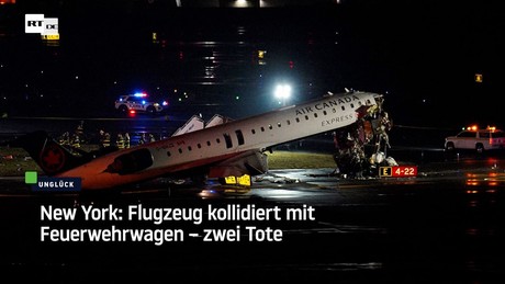 New York: Flugzeug kollidiert mit Feuerwehrwagen – zwei Tote