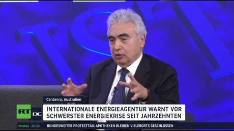 IEA-Chef warnt: Weltweite Energiekrise erreicht historisches Ausmaß