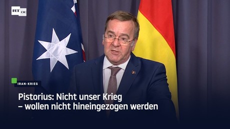 Iran-Krieg: Pistorius stellt deutsche Beteiligung an Friedenssicherung in Aussicht