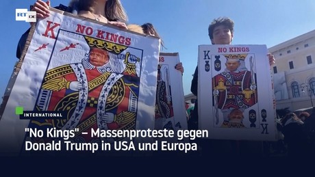 "No Kings" – Massenproteste gegen Donald Trump in USA und Europa