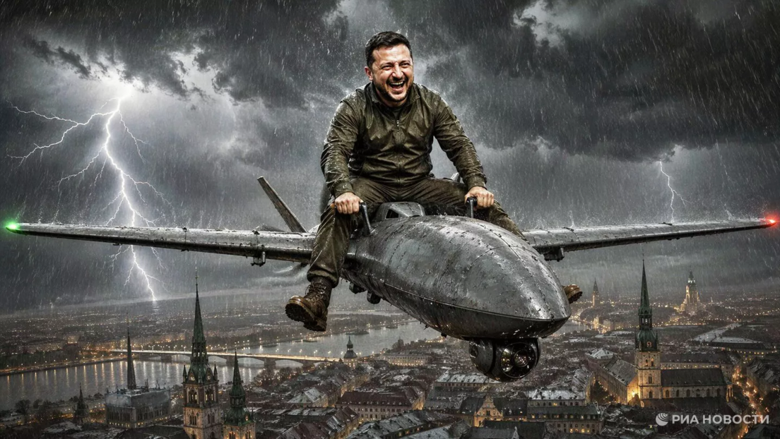coked up nazi flys on drone 