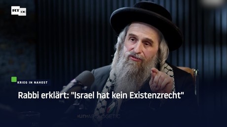 Rabbi erklärt: "Israel hat kein Existenzrecht"